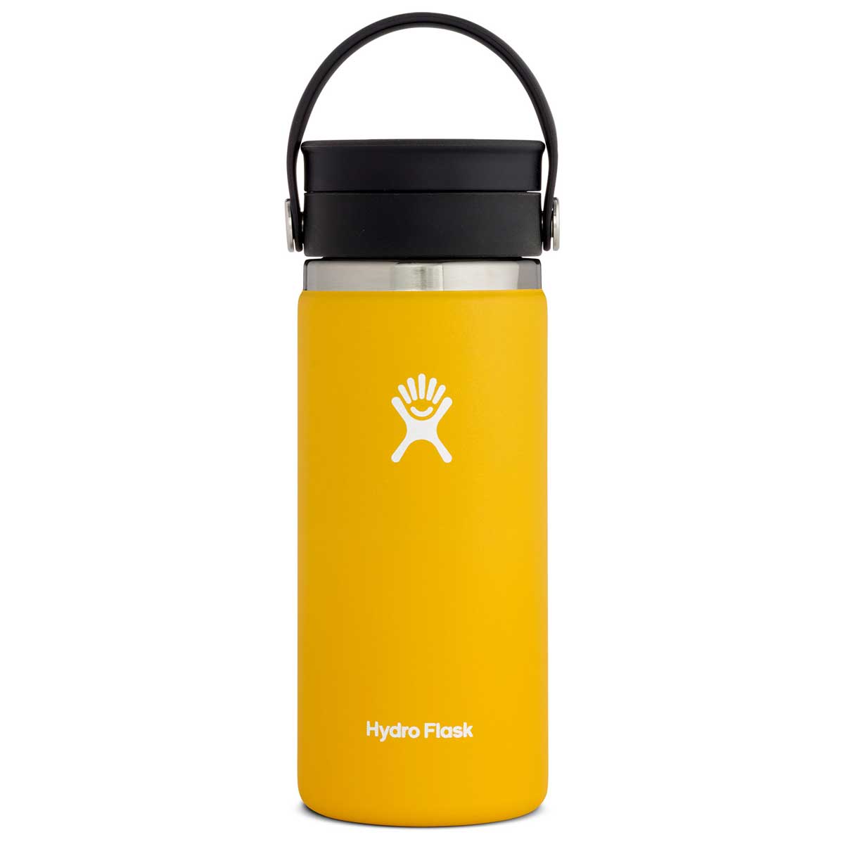 Hydro Flask Wide Mouth Bottle with Flex Sip Lid 16oz in Sunflower